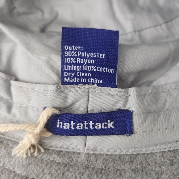 Hat Attack Frayed Edge Bucket Hat. New. Z - Picture 3 of 4